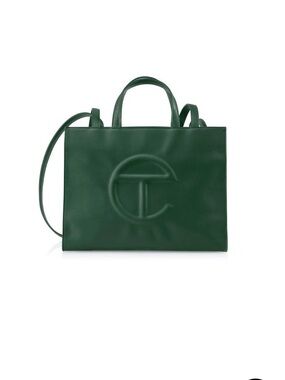 Telfar Medium Shopper Bag - Dark Olive